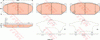 TRW Cotec Brake Pad Set Front GDB3522