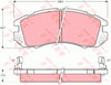 TRW Dtec Brake Pad Set Front GDB989DT