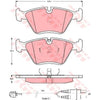 TRW Cotec Brake Pad Set Rear GDB1098