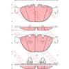 TRW Cotec Brake Pad Set Front GDB1529