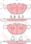 TRW Cotec Brake Pad Set GDB1558