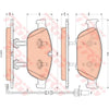 TRW Cotec Brake Pad Set Front GDB1897