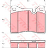 TRW Cotec Brake Pad Set Front GDB261