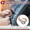 Gray plastic turn signal light socket wiring harness with red yellow and black wires for 2014-2021 toyota 4runner