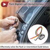 Gray plastic turn signal light socket wiring harness with red yellow and black wires for toyota avalon back side