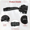 Black plastic turn signal switch assembly with labeled headlight and turn signal controls for 2000 toyota 4runner