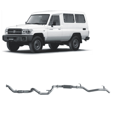 Redback Extreme Duty Exhaust 3in Dump Pipe Back (With Cat