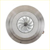 Silver billet turbo cartridge with polished finish and detailed turbine blades for ford ranger 2.2L upgrade
