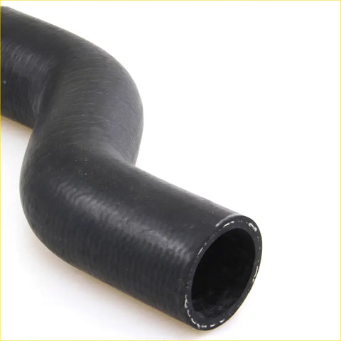 Black rubber upper radiator hose for datsun 510 1600 with textured flexible surface and reinforced lining