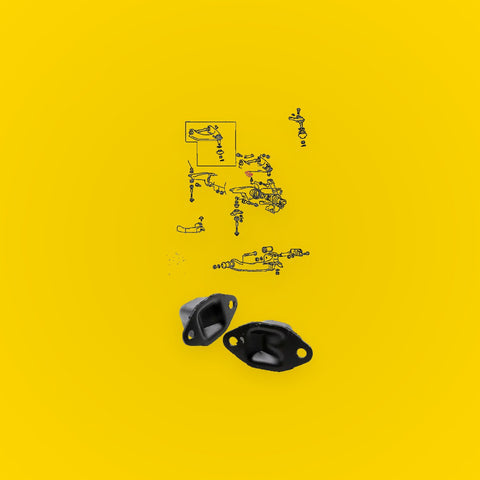 Upper Spring Bumper x2 for Mitsubishi Triton Colt L200 1986-1996