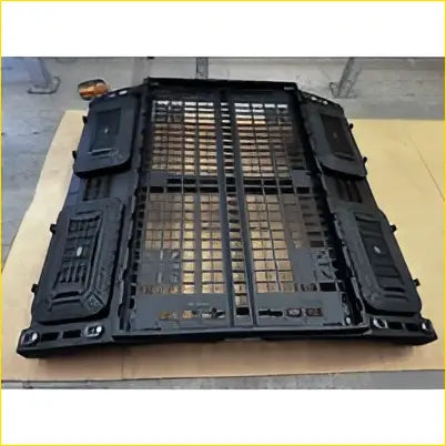 Black plastic ute tub rack with grid pattern and reinforced edges fit for toyota hilux revo 2015-on