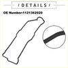 Black rubber valve cover gasket with smooth flexible texture and precise contours for toyota 4runner 2.7l 3.4l efi engines