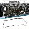 Black rubber valve cover gasket for toyota 4runner 2.7l 3.4l efi 1996-2002 shown from the back side