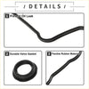 Black flexible rubber valve cover gasket for toyota avalon 16v 2013-2016 designed to prevent oil leaks