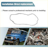 Black rubber valve cover gasket for toyota land cruiser 4.5l m/t 1998-2007 designed for direct replacement
