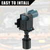 Black plastic and metal vapor canister purge valve with teal connector for 2013-2018 Toyota Avalon fuel system