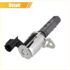 Silver and black variable valve timing control solenoid with plastic connector for 2002-2008 toyota solara throttle body sensor