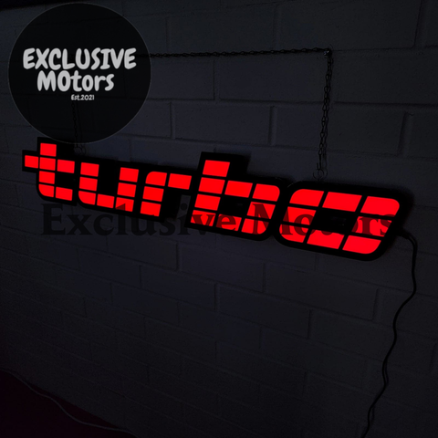 Holden Commodore VL Turbo Badge LED Sign (1986-1988)