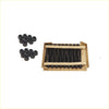 Black metal engine valve stem seals in a cardboard box from vrs head gasket kit with bolt set for nissan navara d22