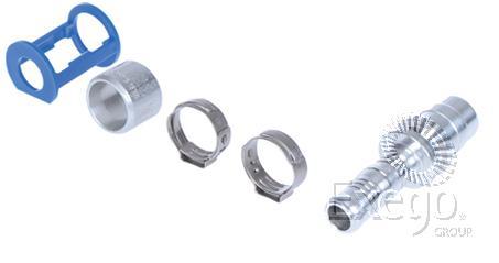 Vulkan Lokring Aluminium Fitting 16mm Tube Splicer Tube