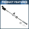 Black and silver automotive vvt solenoid with metal parts and rubber seals for toyota mark ii 2000-2007 fuel injection