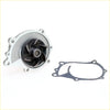 Silver metal water pump with black impeller and gasket for nissan datsun 521 620 720 l16 1973-1985
