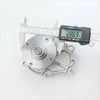 Silver metallic water pump for nissan laurel cedric gloria 1968-1989 with circular flange and mounting holes measured 28.69 mm