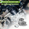 Silver engine water pump with black rubber cap and gasket for toyota 4runner 1993-2002 engine cooling system