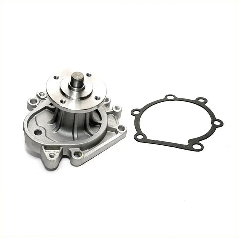 Silver metallic water pump for toyota hilux ln51 ln56 ln60 ln61 ln65 ln66 2l 2l-t with black rubber gasket