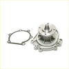 Silver aluminum water pump with black rubber gasket for toyota hilux ln51 ln56 ln60 ln61 ln65 ln66 2l 2l-t 1983-1997