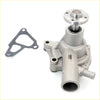 Silver metallic water pump with matching gasket for toyota liteace and daihatsu delta 1979-1985