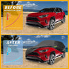Black waterproof oxford cloth car cover with snug fit and reinforced edges for toyota rav4 protection