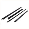 Black rubber weatherstrip door glass outer seal strips for toyota hilux 1997-2005 automotive use