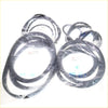 Black rubber weatherstrip seals individually wrapped in clear plastic for Isuzu Faster Rodeo Bedford vehicles