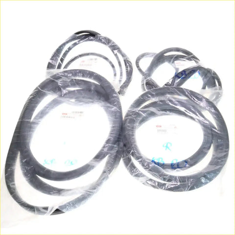 Black rubber weatherstrip seals individually wrapped in clear plastic for Isuzu Faster Rodeo Bedford vehicles