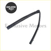 Black rubber weatherstrip for ford f250 f350 f450 1999-2016 with smooth flexible profile and molded edges for fit