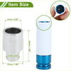 Blue and white chrome impact socket wheel lock lug nut anti-theft key for Toyota with a sleek finish