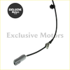 Black rubber-coated wheel speed sensor cable with metallic connectors for ford ranger 2.5td 3.0td and mazda bt-50 b2500