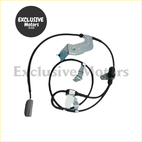 Black coiled wheel speed sensor cable with metallic connectors and gray plastic housing for mazda bt-50 and ford ranger