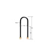 Whiteline KUB105 Vehicle Ubolts Roundtop 75mm ID 14mm Tred