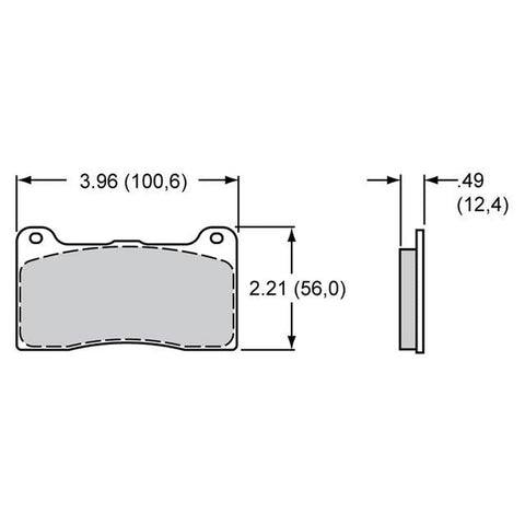 Wilwood Smart Pad BP-30 Brake Pad Set 150-14775K