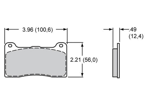 Wilwood Smart Pad BP-20 Brake Pad Set 150-9418K