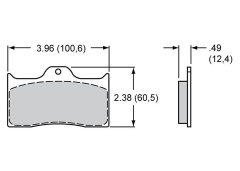 Wilwood Smart Pad BP-10 Brake Pad Set 150-8850K