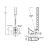 Wilwood Hydraulic Handbrake Assembly 11:1 Vertical