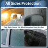 Window deflectors black clear protective film for Toyota Sienna 2021-2024 blocks fog rain snow uv wind noise and heat