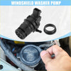 Black plastic windshield washer motor pump with matching black rubber gasket and grommet for toyota 4runner 2003-2022