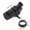 Black plastic windshield washer motor pump nozzle with electrical connector and rubber gasket for toyota 4runner 2003-2022