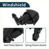 Black solid plastic windshield washer nozzle with strong pressure design for toyota 4wd ute offroad models 2010-2023