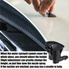 Black plastic windshield washer nozzle with adjustable height for Toyota Avalon 2013-2018 shown from back side