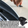Black plastic windshield washer nozzle with adjustable height mechanism for toyota sienna 2011-2023 shown from back side